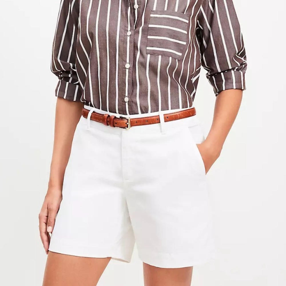 LOFT Monroe 6” Chino Shorts